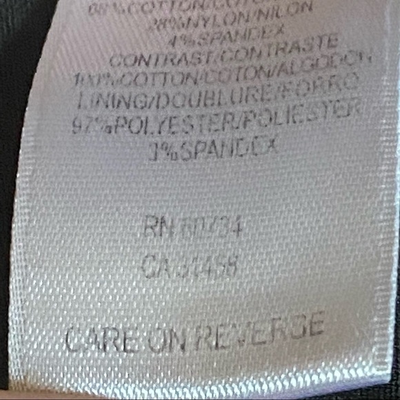 BCBGMAXAZRIA black cotton smocked sundress small - Picture 8 of 11